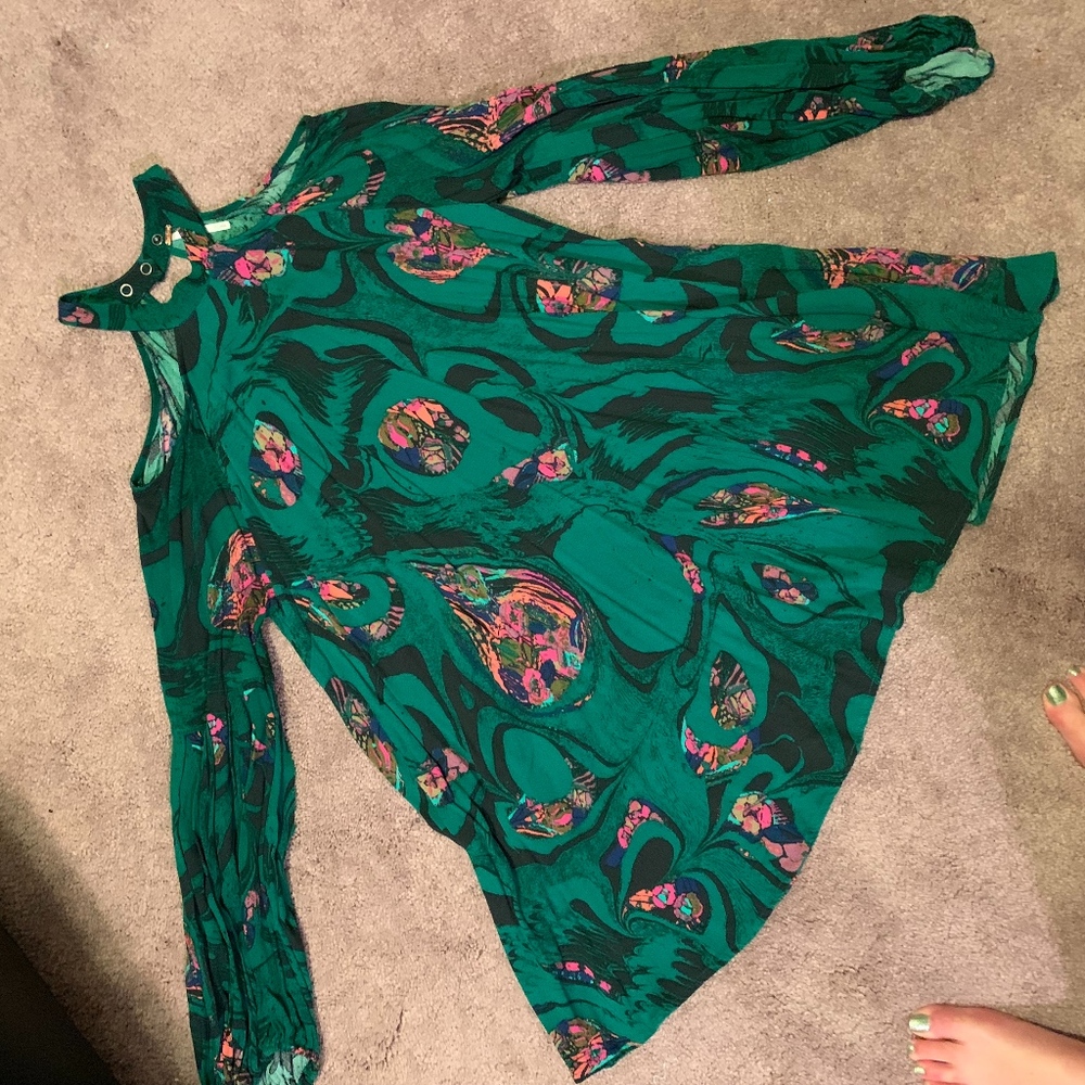 Free People Drift Away Tunic Top